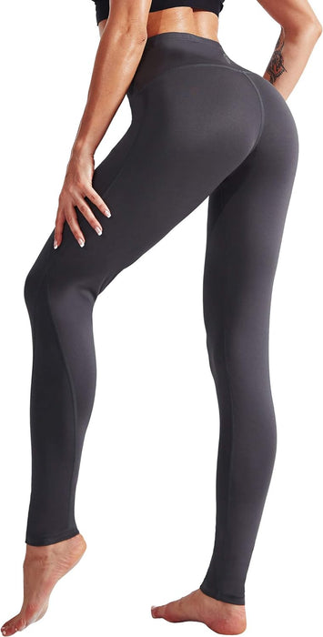 High Waist Running Workout Leggings for Yoga with Pockets