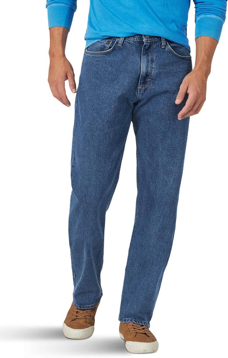 "Wrangler Men's Classic Flex Jeans - Relaxed Fit, 5-Pocket Style"