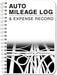 Mileage Log Book/Auto Mileage Expense Record Notebook for Taxes - 126 Pages - 5" X 7" Wire-O (Log-126-57Cw-A(Mileage))