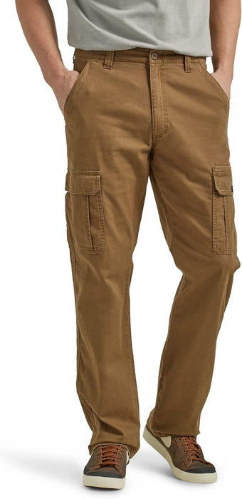 "Wrangler Men's Stretch Cargo Pants - Relaxed Fit and Authentic Style"