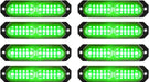 "Ultra Slim 12-LED Sync Feature Strobe Lights for Truck Car Vehicle - Emergency Beacon Hazard Warning Lights"