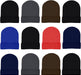 12 Pack Winter Beanie Hats for Men Women, Warm Cozy Knitted Cuffed Skull Cap, Wholesale