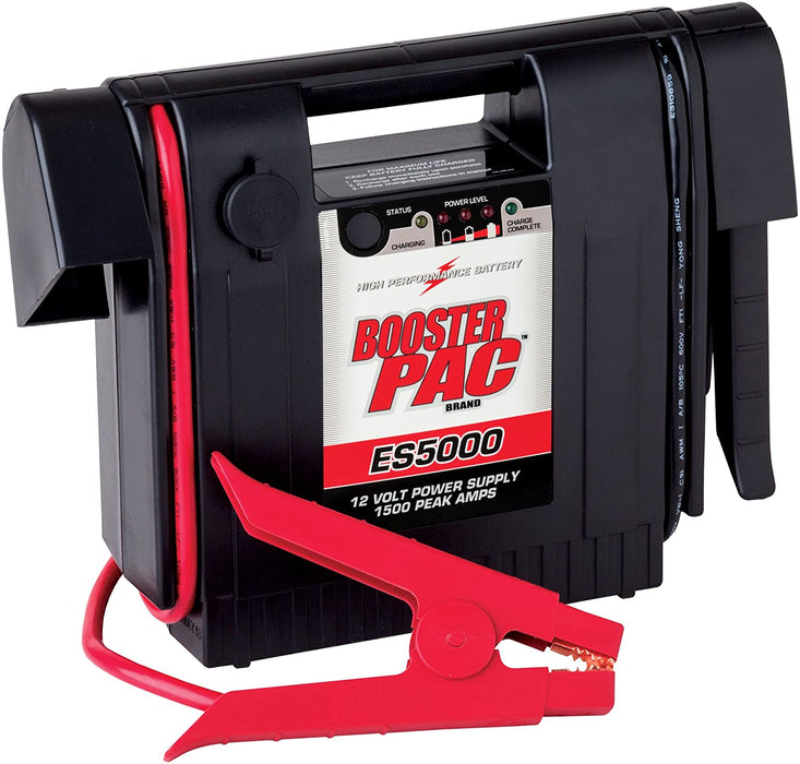 "Powerful  Booster PAC ES5000 Jump Starter - 1500 Peak Amps!"