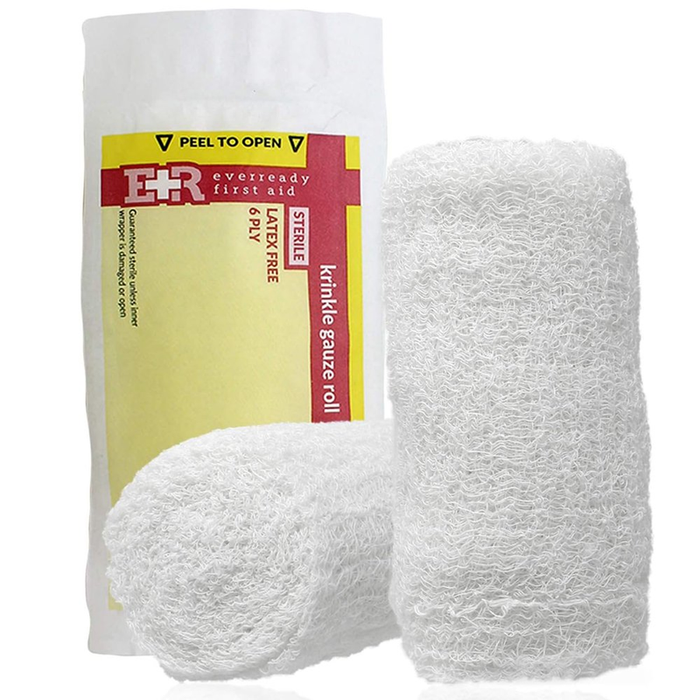 Sterile Krinkle Kerlix Type 4 1/2" X 4.1 Yds, 6 PLY, Dressing Bandage Roll - 6 Count