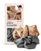 Terracotta Satin Hair Scrunchies for Women - Softer than Silk, No Damage, Silk Ponytail Holders, 5 Count