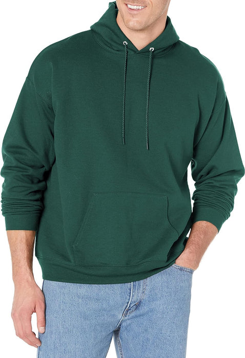 Men'S Ecosmart Hoodie, Midweight Fleece Sweatshirt, Pullover Hooded Sweatshirt for Men