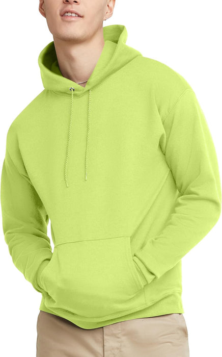 Men'S Ecosmart Hoodie, Midweight Fleece Sweatshirt, Pullover Hooded Sweatshirt for Men