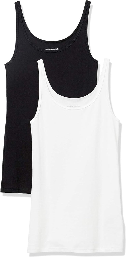 Women'S Slim-Fit Thin Strap Tank Top, Pack of 2