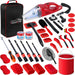 37PCS Car Detailing Kit Interior Cleaner, Auto Detailing Kit, Car Vacuum Car Interior Detailing Kit, Car Wash Kit with Bucket Detailing Brush Set Car Accessories for Motorcycle, Cars, Bikes, Wheels