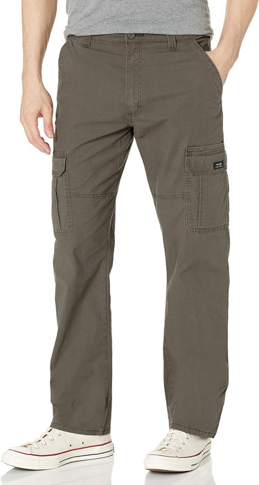 "Wrangler Men's Stretch Cargo Pants - Relaxed Fit and Authentic Style"