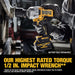 20V MAX Cordless Impact Wrench, 1/2" Hog Ring, High Torque, Brushless, Bare Tool Only (DCF961B)