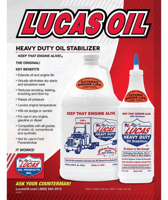 Lucas Heavy Duty Oil Stabilizer