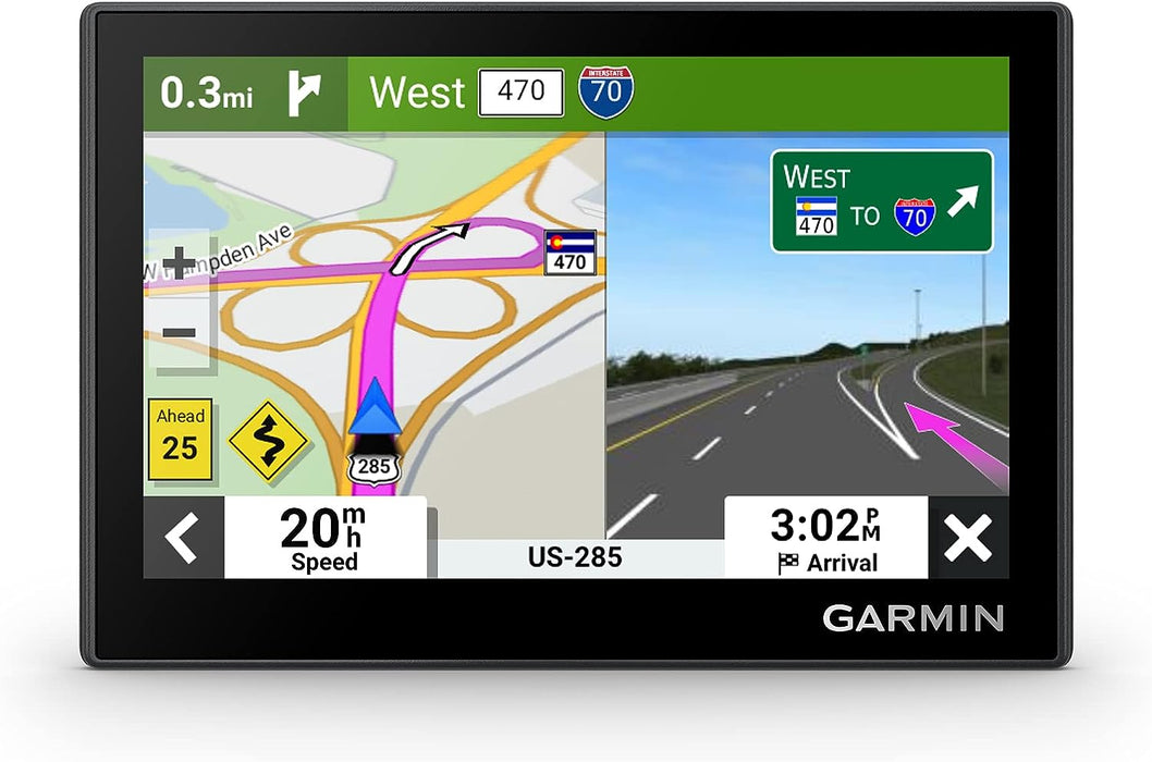 Drive™ 53 with Traffic, GPS Navigator, High-Resolution Touchscreen, Simple On-Screen Menus and Easy-To-See Map, Driver and Traffic Alerts