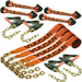 8-Point Roll Back Vehicle Tie down Kit with Chain Tails on Both Ends - Set of 4 - Proseries