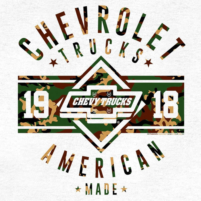 Men'S Chevrolet Trucks 1918 Shirt - Chevy Camo Graphic Tee Shirt