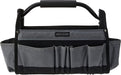 15" Collapsible Tool Tote, Grey and Black Tool Tote Bag, 22015