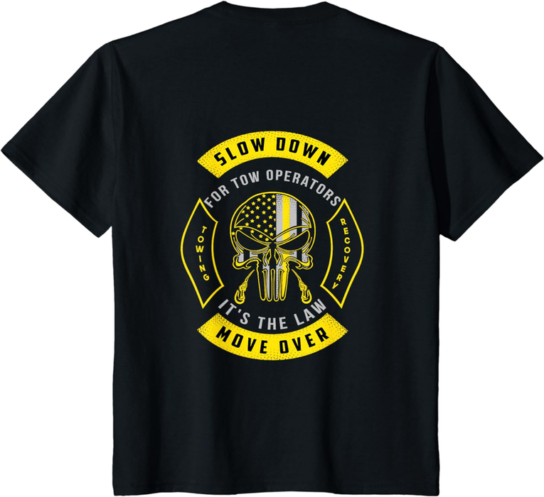 Thin Yellow Line Tow Truck Driver Shirt