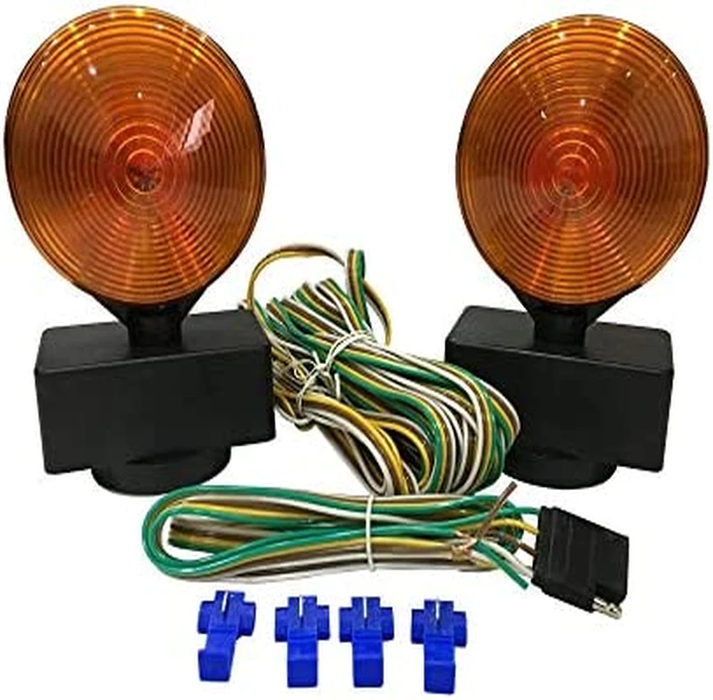 80778 Magnetic Towing Light Kit (Dual Sided for RV, Boat, Trailer and More DOT Approved)