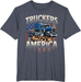 Truckers Move America - Semi Truck Driver Trucking Big Rig T-Shirt