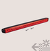 TRUE MODS 16" 12 Red LED Trailer Light Bar [Brake + Sequential Turn Signal] [DOT FMVSS 108] [SAE S2I6U2PS] [IP67 Submersible] Running Marker ID Trailer Tail Light 80" Marine Boat Trailers