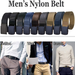 2 Pack Nylon Belt Outdoor Military Web Belt 1.5" Men Tactical Webbing Belt