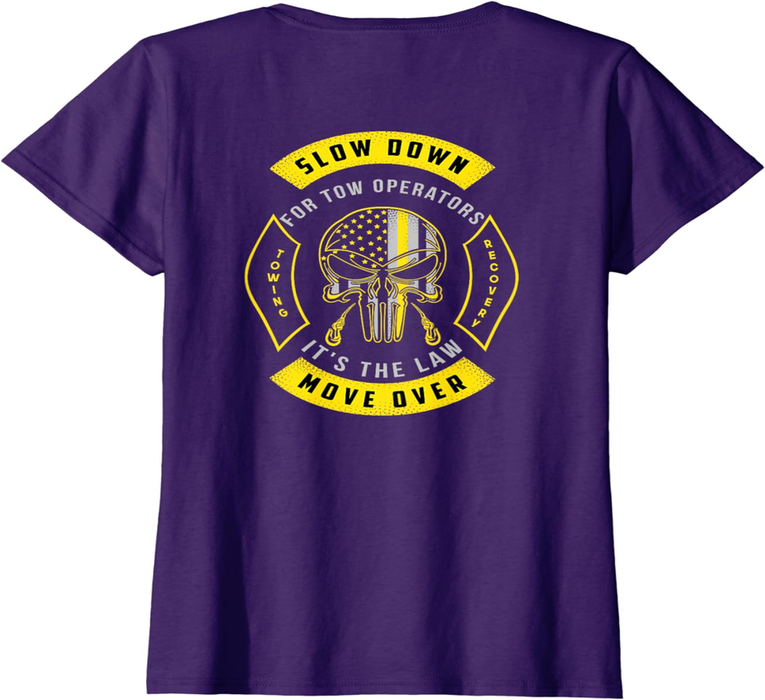 Thin Yellow Line Tow Truck Driver Shirt