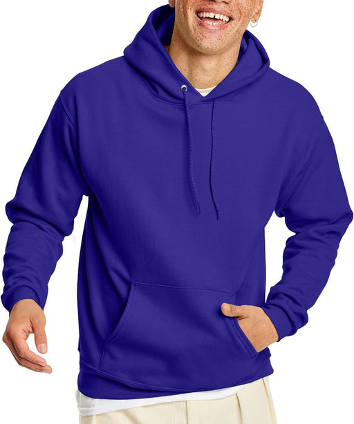 Men'S Ecosmart Hoodie, Midweight Fleece Sweatshirt, Pullover Hooded Sweatshirt for Men