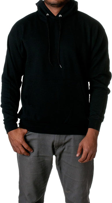 Men'S Ecosmart Hoodie, Midweight Fleece Sweatshirt, Pullover Hooded Sweatshirt for Men