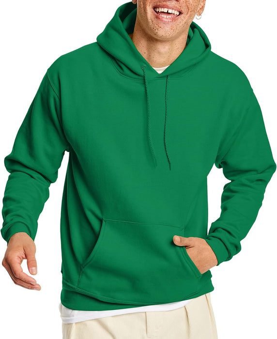 Men'S Ecosmart Hoodie, Midweight Fleece Sweatshirt, Pullover Hooded Sweatshirt for Men