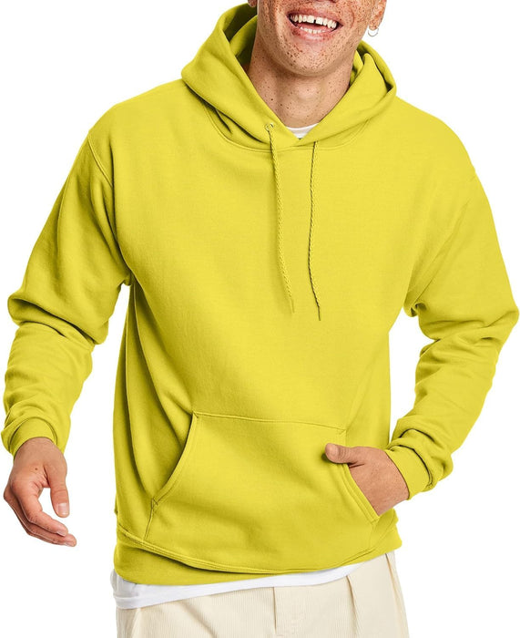 Men'S Ecosmart Hoodie, Midweight Fleece Sweatshirt, Pullover Hooded Sweatshirt for Men