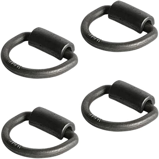 DC Cargo Weld-On D-Ring Tie-Down Anchors – 3/4" (4 Pack) Heavy-Duty Forged Steel with 27,000 Lb. ABS – Rotating D-Rings Secure & Durable for Trailers, Trucks, Warehouses, Docks