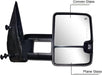 Towing Mirrors Compatible with Ford 2004 2005 2006 2007 2008 2009 2010 2011 2012 2013 14 F150 with Power Heated LED Signal and Puddle Light Trailer Tow Mirrors Pair Set Pickup Truck Chrome